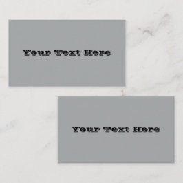 上品なクリスマスシルバーウィンター無地のカラー 名刺