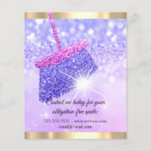 上品なクリーニングサービス ハウス キーピング エレガント チラシ (裏面)