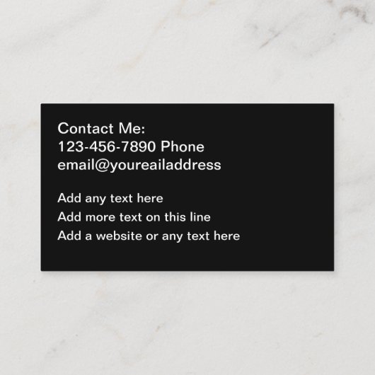 上品なクール建物請負業者の名刺 名刺 (裏面)