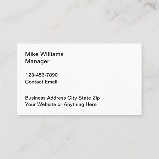 上品なクール建物請負業者の名刺 名刺 (裏面)