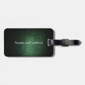 上品なグランジアイリッシュラッキーシャムロパーソナライズされたック ラゲッジタグ (裏面横)