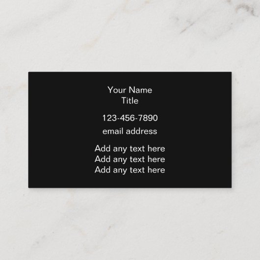 上品なグリジーなモノグラム編集可能名刺 名刺 (裏面)