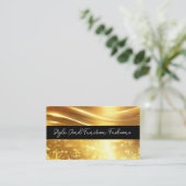 上品なグリジーファッションと美しい名刺 名刺 (スタンド正面)