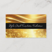 上品なグリジーファッションと美しい名刺 名刺 (正面)