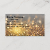 上品なグリジー美しい名刺 名刺 (裏面)