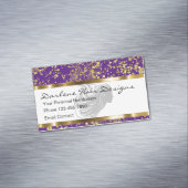 上品なグリッツィヘア美しい マグネット名刺 (インサイチュ)