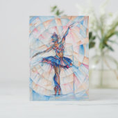 上品なグリーティングカード サンキューカード (スタンド正面)