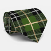上品なグリーンプレイド聖パトリックの日 ネクタイ (ロール)