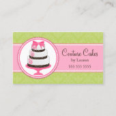 上品なケーキのベーカリー 名刺 (正面)