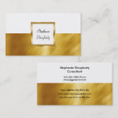 上品なコンサルタント 名刺 (正面/裏面)