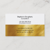 上品なコンサルタント 名刺 (裏面)