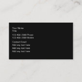 上品なコンシェルジュメディカル名刺 名刺 (裏面)