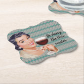 上品なコースターである ペーパーコースター (アングル)