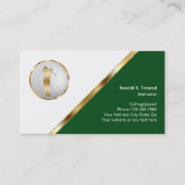 上品なゴルフの練習 名刺 (正面)