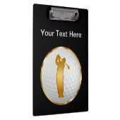 上品なゴルフインストラクターのクリップボード クリップボード (右)