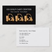 上品なゴルフカートの名刺 名刺 (正面/裏面)