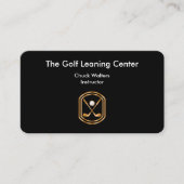 上品なゴルフテーマ 名刺 (正面)