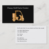 上品なゴルフ名刺 名刺 (正面/裏面)