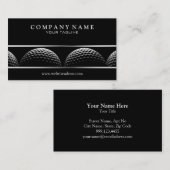 上品なゴルフ名刺 名刺 (正面/裏面)