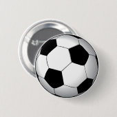 上品なサッカーボール|のスポーツのギフト 缶バッジ (正面&裏面)