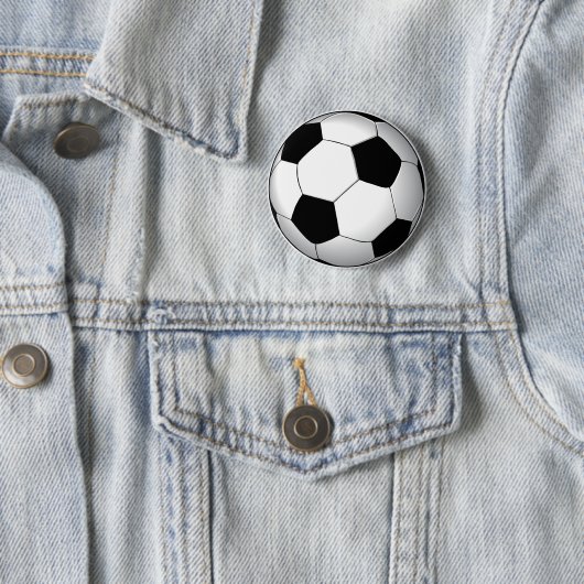 上品なサッカーボール|のスポーツのギフト 缶バッジ (インサイチュ)