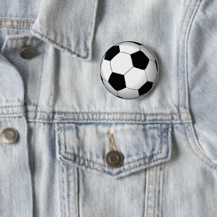 上品なサッカーボール のスポーツのギフト 缶バッジ