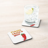 上品なサッシーとホットペッパーDiva コースター (右側)