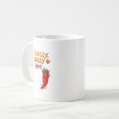 上品なサッシーとホットペッパーDiva コーヒーマグカップ (正面左)