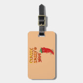 上品なサッシーとホットペッパーDiva ラゲッジタグ (正面縦)