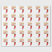 上品なサッシーとホットペッパーDiva ラッピングペーパー (フラット)