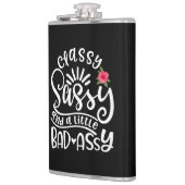 上品なサッシーと少し悪いサッシーの友人 フラスク (左)