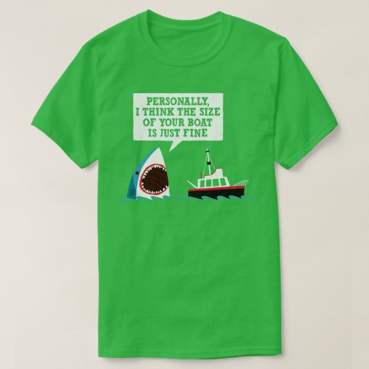 上品なサメ Tシャツ (デザイン正面)