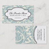 上品なサロンおよびスパの名刺 名刺 (正面/裏面)