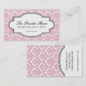 上品なサロンおよびスパの名刺 名刺 (正面/裏面)