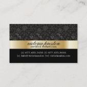 上品なサロンの名刺 名刺 (裏面)