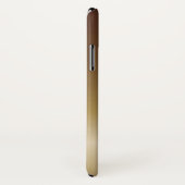 上品なシックきらきら光る金ゴールドデザインモノグラム Case-Mate iPhoneケース (裏面/右)