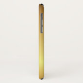 上品なシックきらきら光る金ゴールドデザインモノグラム Case-Mate iPhoneケース (裏面/左)