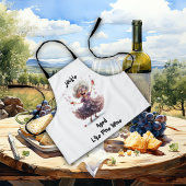 上品なシニアレディ エプロン