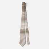 上品なシャンパンゴールド ロマンティック 偽サテン ウェディング ネクタイ (正面)