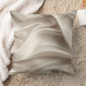 上品なシャンパンゴールド ロマンティック 偽サテン クッション (ブランケット)