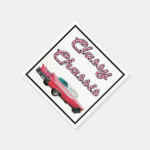 上品なシャーシ スタンダードカクテルナプキン (角)