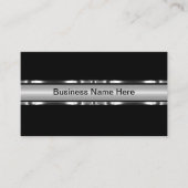 上品なシルバートーン建築名刺 名刺 (正面)