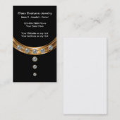 上品なジュエリーの名刺 名刺 (正面/裏面)