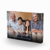 上品なスクリプト 祖父母 楽しい 定義 フォトブロック (右)