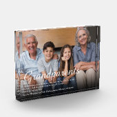 上品なスクリプト 祖父母 楽しい 定義 フォトブロック (左)