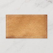 上品なステッチされた革の生物化学者 名刺 (裏面)