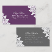 上品なスパおよびサロンの名刺 名刺 (正面/裏面)
