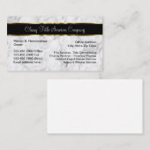 上品なタイトルおよび最後のサービス 名刺 (正面/裏面)