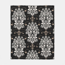 上品なダマスク柄シームレスパターン