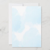 上品なティーパーティー誕生日招待状 招待状 (裏面)